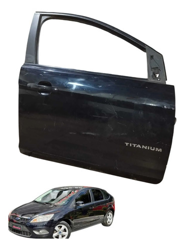 Porta Dianteira Direita Ford Focus 2009 2012 Dianteira Direita Preto