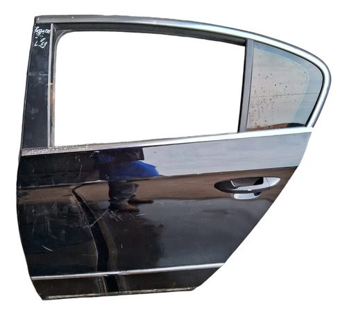 Porta Traseira Esquerda Vw Passat 2011 Preta Original Traseira Esquerdo Preto
