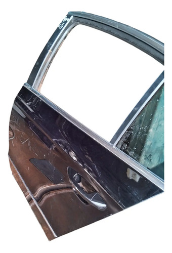 Porta Traseira Esquerda Vw Passat 2011 Preta Original Traseira Esquerdo Preto - Imagem 3