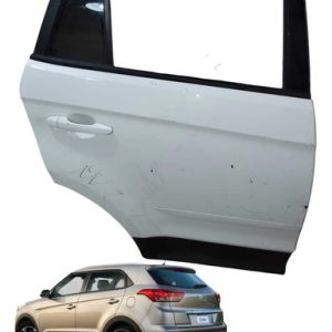Porta Traseira Direita C/maçaneta Creta 2018 A 2021 Traseira Direita Branco
