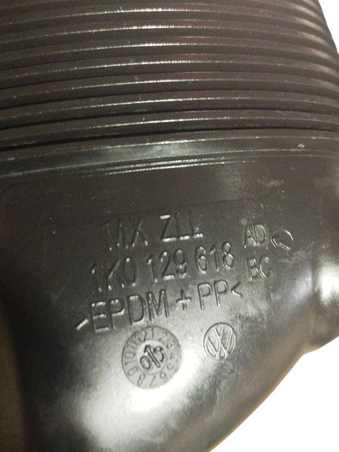 Duto Entrada Ar Volkswagen Jetta 2.5 1k0129618 Preto - Imagem 3