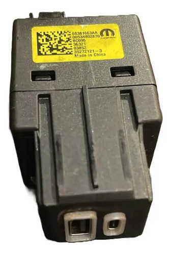 Entrada Usb Auxiliar Fiat Toro 2022 2023 - 68381663aa Preto - Imagem 4