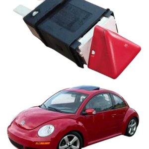 Botao Pisca Alerta Vw Constelattion 24v 8 Terminais Preto