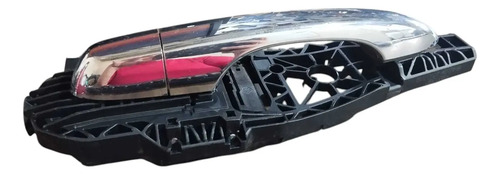 Maçaneta Porta Tras/esquerda Fiat Toro 2016/2023 Cromada Prateado Traseira