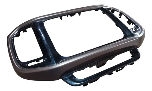 Moldura Central Multimidia 1704387x Fiat Toro 2017 2018 Marrom-claro - Imagem 2