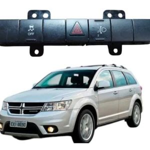 Botao Alerta Dodge Journey P04602562ah -13343 Preto Preto