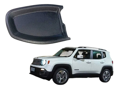 Acabamento Maçaneta Interna Direita Renegade 2015/24 Preto Traseira