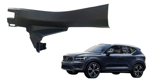 Moldura Soleira Traseira Esquerda Volvo Xc60 2022 31426897 Preto