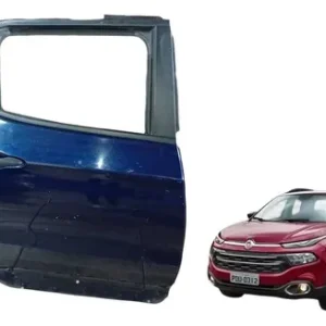 Porta Trasaira Direita Fiat Toro 2016/2021 Traseira Direita Azul-petróleo
