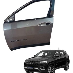 Porta Dianteira Esquerda Jeep Compass 2016/2025 Dianteira Esquerdo Cinza