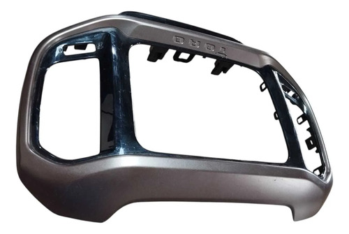 Moldura Central Multimidia 1704387x Fiat Toro 2017 2018 Marrom-claro - Imagem 3