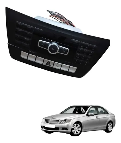 Radio Mercedes C180 C200 W204 07 10 A2049001813 Preto