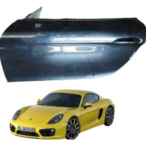 Porta Esquerda Porsche Cayman 2016 2021 Original Porsche Dianteira Esquerdo Preto