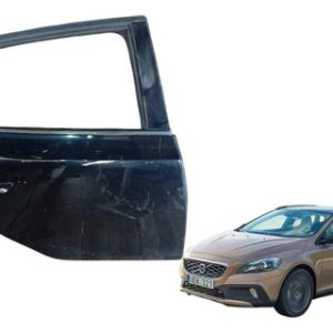 Porta Traseira Direita Volvo V40 C/maçaneta  2013/2016 Traseira Direita Azul