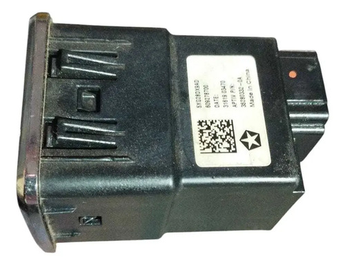 Transmissor Fm Jeep Jeep Preto Usb Auxiliar Original - Imagem 3