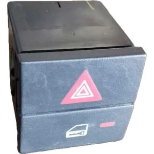 Botão Pisca Alerta/trava Gm Vectra 2006/11 93307964 Preto Pr Preto