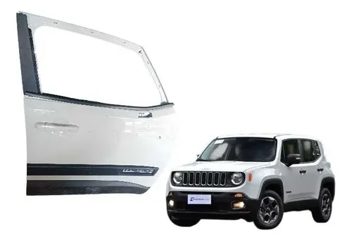 Porta Dianteira Direita Jeep Renegade 2016/2025 Dianteira Direita Branco