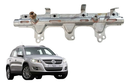 Flauta Bico Injeção Combustivel Tiguan 2.0 Tsi 2010