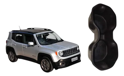 Borracha Porta Copos Jeep Renegade 2016-2018 Preto