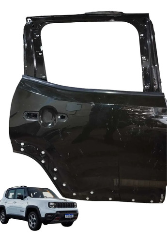 Porta Traseira Direita Jeep Renegade 2016 A 2025 Traseira Direita Verde-musgo