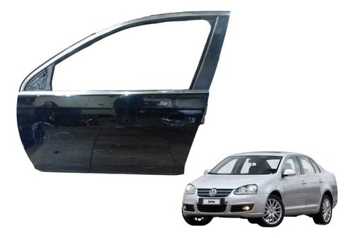 Porta Dianteira Esquerda Jetta 2007/2010 Dianteira Esquerdo Preto