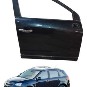 Porta Dianteira Direita C/maçaneta Gm Captiva 2008-2017 Dianteira Direita Preto