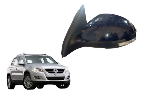 Retrovisor Lado Esquerdo Tiguan 2010/2015 9fios