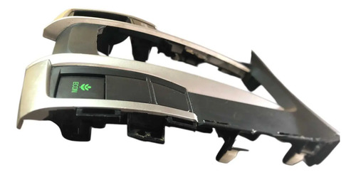 Moldura Alavanca Cambio Honda Civic G10 2017 2020 Bfa004011 Preto E Cinza Lisa - Imagem 2