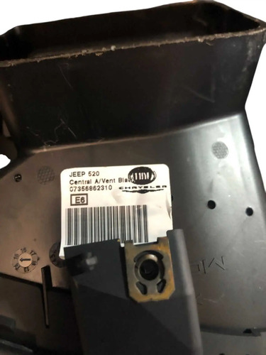Difusor Ar Central Completo Jeep Renegade 2019 4x4 Original - Imagem 3