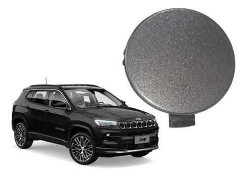 Tampa Gancho Reboque Para-choque Dianteiro Jeep Compass