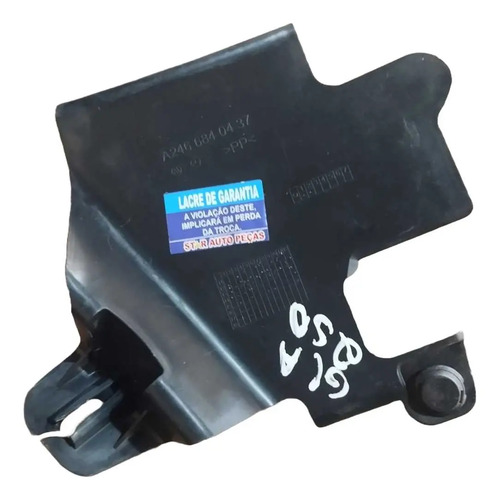 Moldura Suporte Caixa Flexível Mercedes C200 C180 2014/2016 Preto