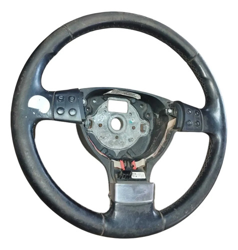 Volante Direção Comandos Vw Jetta Mk5 2008 A 2011 1k0419091 Preto - Imagem 5