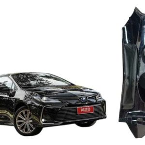 Moldura Console Porta Copos Toyota Corolla 2020 2023 Preto