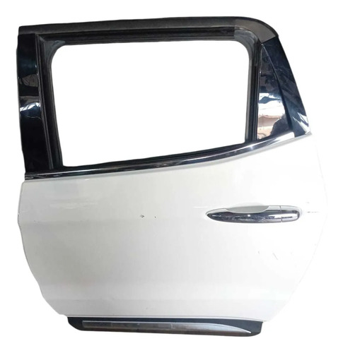 Porta Traseira Esquerda Fiat Toro 2016/2025 Traseira Esquerdo Branco - Imagem 2