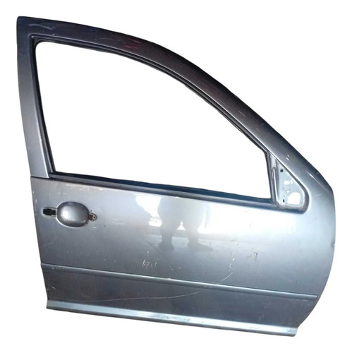 Porta Dianteira Direita Vw Golf 2000/13 Dianteira Direita Cinza Elefante - Imagem 2