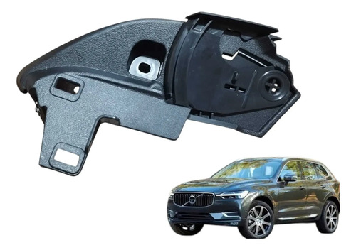 Acabamento Esquerdo Banco Traseiro Volvo Xc60 2018 19 A 2023 Preto