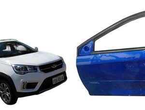 Porta Dianteira Esquerda Tiggo 2 2018/2020 Dianteira Esquerdo Azul