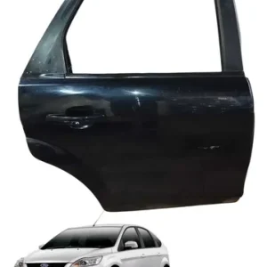 Porta Traseira Direita C/maçaneta Ford Focus 2009 2013 Traseira Direita Preto