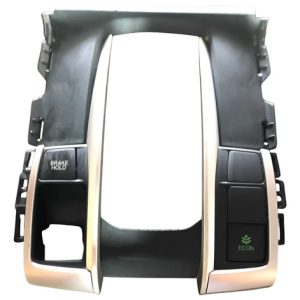 Moldura Alavanca Cambio Honda Civic G10 2017 2020 Bfa004011 Preto E Cinza Lisa