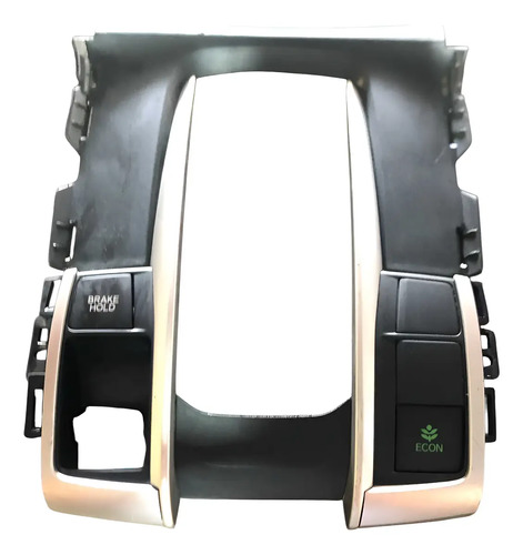 Moldura Alavanca Cambio Honda Civic G10 2017 2020 Bfa004011 Preto E Cinza Lisa