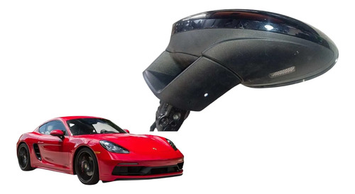 Retrovisor Porche Cayman 718 2018/2023 Esquerdo