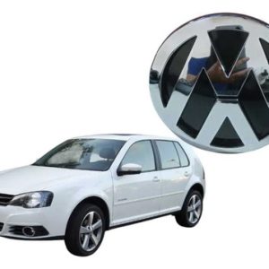 Emblema Grade Dianteira Golf 2008 A 2013 Preto