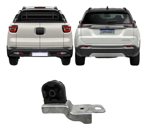 Coxim Escapamento Fiat Toro Jeep Compass 2016-025 51967080