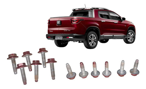 Parafuso Da Tampa Traseira Fiat Toro 2016/2021