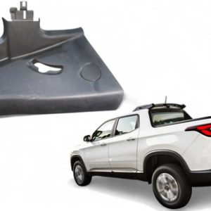 Moldura Coluna Traseira Fiat Toro Esquerdo 2016/2021 Preto