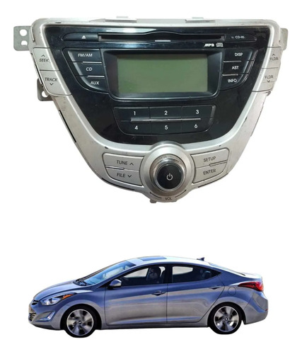 Radio Aparelho Som Hyundai Elantra 2011-2015 Original