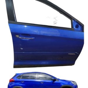 Porta Dianteira Direita Com Muldura Chery Tiggo 2 2018 2019 Dianteira Direita Azul-escuro