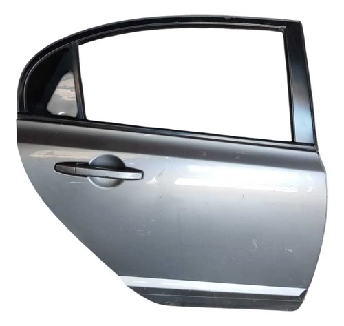 Porta Traseira Direita C/maçaneta New Civic 2006 2010 Traseira Direita Cinza-escuro - Imagem 5