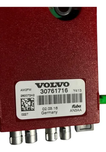 Módulo Amplificador Antena Volvo Xc60 2009 A 2012 30761716 Vermelho - Imagem 2