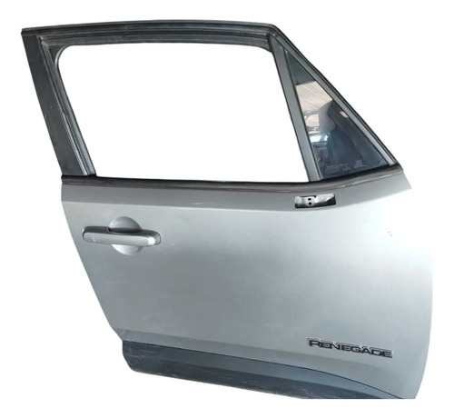 Porta Com Moldura Dianteira Direita Renegade 2016 2025 Dianteira Direita Cinza - Imagem 4